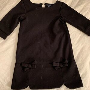 Baby Gap 3/4 sleeve black dress